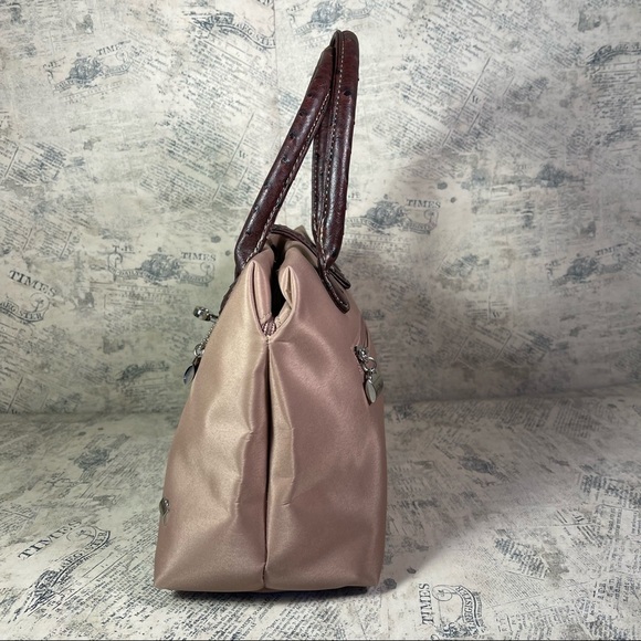 LA BAGAGERIE  Nylon & Leather Trim Tote Bag - Picture 2 of 14